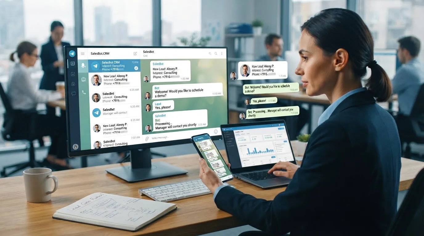 Лидогенерация в Telegram: как работает автоматический поиск клиентов — этапы, технологии, кейсы