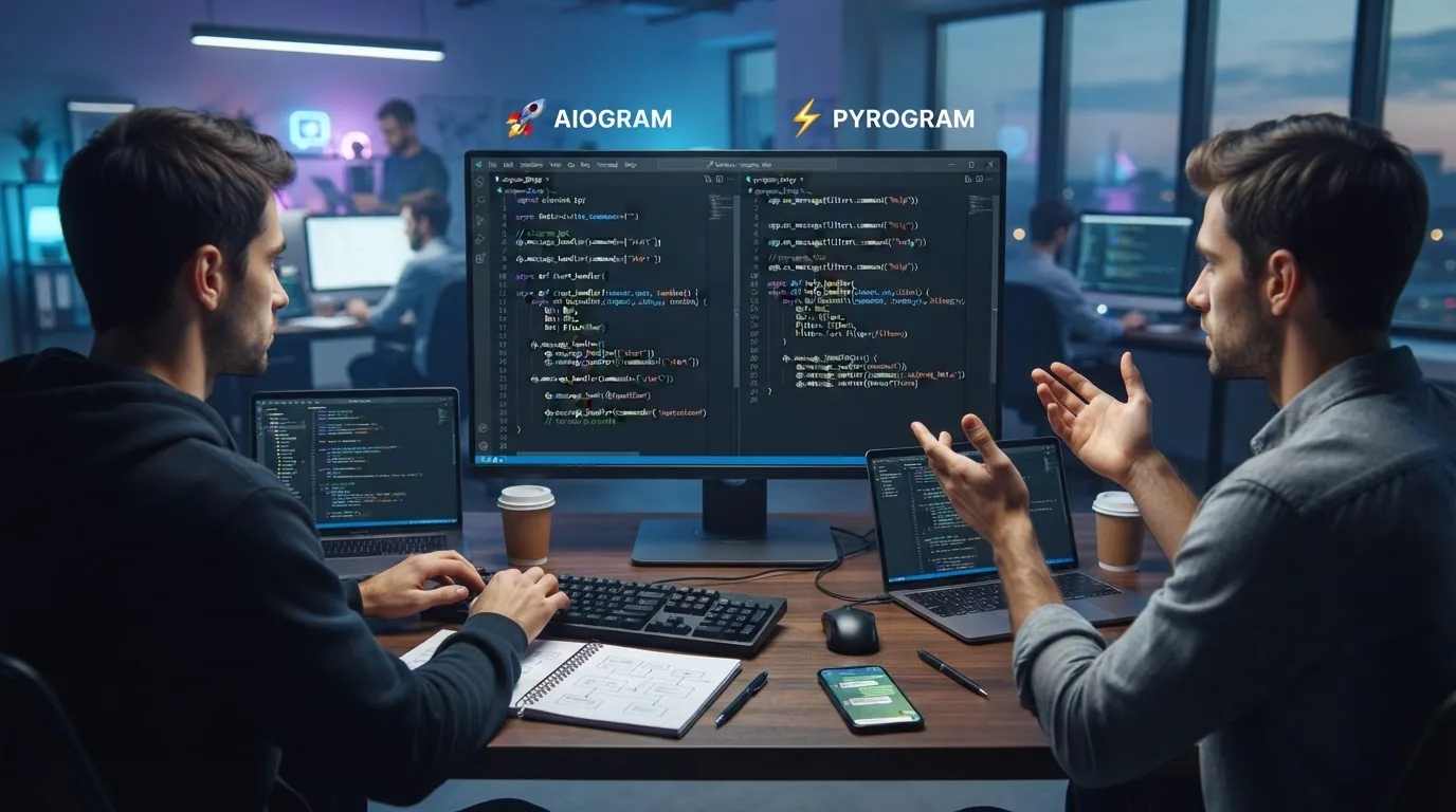 Aiogram vs Pyrogram: какой фреймворк выбрать для Telegram бота