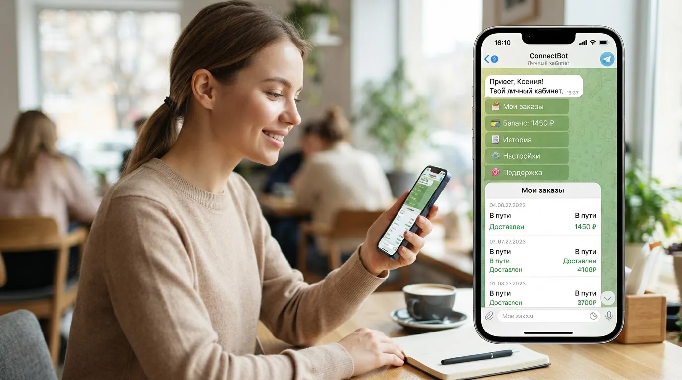 Личный кабинет в Telegram боте: как реализовать для клиентов