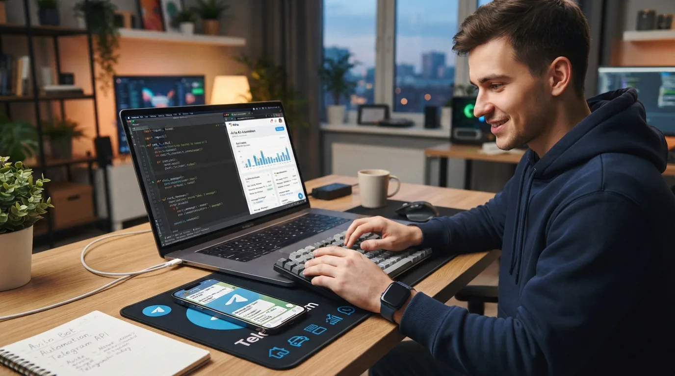 Telegram бот для Авито: автоматизация объявлений и уведомлений